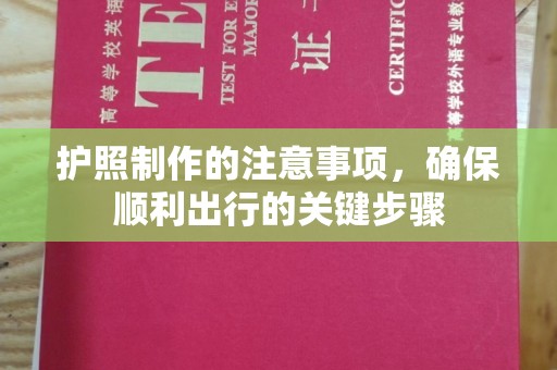 龙湖护照制作的注意事项，确保顺利出行的关键步骤